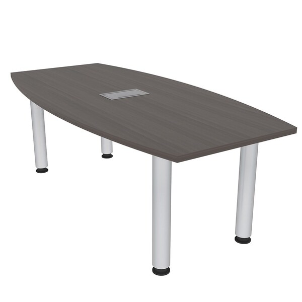 33.5 in W, 69.5 in L, 29 in H, Engineered Wood Top, Brown